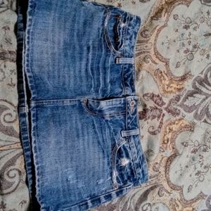 American Eagle size 8 denim mini skirt